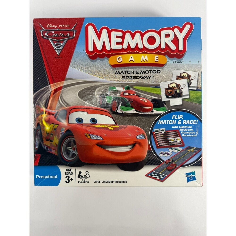 Disney Pixar Cars 2 Edition Memory Matching Game COMPLETE SET *DISCONTINUED*